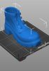 foto: Boty 'kanady', 3D model k tisku pro 100cm loutku