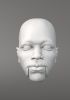 foto: Modello 3D di testa Jimmy Hendrix per stampa 3D 125 mm