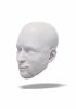 foto: Muž 3D modely hlavy muže
