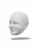 foto: 3D Model of a Kind Man head for 3D printing