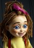 foto: Schulmädchen - Schöne handgefertigte Marionette