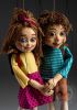 foto: Schoolmates - Lovely couple of marionettes puppets