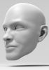 foto: Matroos 3D hoofdmodel, beweegbare ogen, voor 3D afdrukken