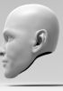 foto: Matroos 3D hoofdmodel, beweegbare ogen, voor 3D afdrukken