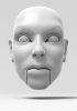 foto: Denise Vanity Matthews, 3D hoofdmodel, bewegende ogen en opengaande mond) voor 3D printen