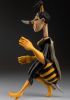 foto: Wasp - Super élégante marionnette en bois sculptée à la main
