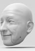 foto: 3D-Modell des Kopfes eines Mannes für den 3D-Druck