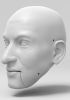 foto: 3D Model of man's head for 3D print