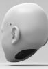 foto: 3D model of a little girl's head for 60cm puppet, stl for 3D printing