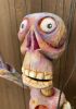 foto: Rainbow Skeleton- Wooden Hand-carved Marionette