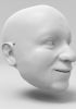 foto: 3D Model of man's head for 3D print