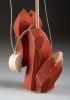 foto: Renard - marionnette debout en bois sculptée à la main