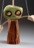 foto: Zombie - Marionnette debout en bois sculptée à la main