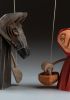 foto: Wolf - Wooden Hand-carved Standing Puppet