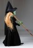 foto: Grüne böse Hexe – Marionette aus dem Film Der Zauberer von Oz