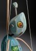 foto: Robot - Marionnette debout en bois sculptée à la main