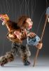 foto: Young Caveman With a Dinosaur- Wooden Hand-Carved Masterpiece Marionette