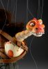 foto: Young Caveman With a Dinosaur- Wooden Hand-Carved Masterpiece Marionette