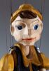 foto: Marionetta intagliata a mano Pinocchio taglia L.