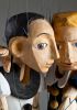 foto: Wooden Friends – two hand-carved marionettes Fritz and Pierrot