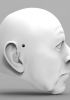 foto: 3D modèle de la tête d'un vieil homme pour l'impression 3D