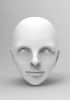 foto: 3D model hlava Liza Minnelli pro 3D tisk 120 mm