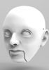 foto: 3D Model hlavy mladého muže pro 3D tisk 150 mm