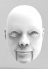 foto: 3D Modèle de tête d'un homme d'âge moyen pour l'impression 3D