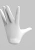 foto: 3D Model ruky s nataženými prsty pro 3D tisk
