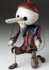 foto: Superstar Pinocchio come uno scheletro - un burattino di legno con un aspetto originale