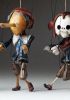 foto: Superstar Pinocchio as a skeleton - a wooden string puppet with an original look