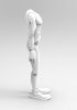 foto: 3D Model of athletic man's body for 3D print for app. 60cm (24iches) tall marionette