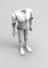 foto: athletische Figur Mann 3D Körpermodell für den 3D-Druck für ca. 60 cm große Marionette