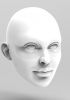 foto: 3D Model of a girl's head for 3D print