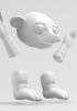 foto: Díly pro výrobu ježčího maňáska pro 3D tisk