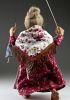 foto: Grandmother with knitting - cute decorative marionette