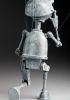 foto: Robot – ON - marionette in silver look and steampunk style