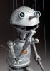 foto: Robot - ON - marionetta in look argento e stile steampunk