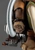 foto: Fantastische handgeschnitzte Marionette im Steampunk-Stil