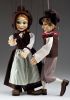 foto: Wonderful marionette couple: Dorothy and Pepa in love