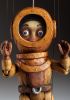foto: Marionnette originale en bois Oldschool Diver