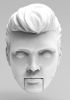 foto: 3D Model hlavy Elvise Presleyho pro 3D tisk 160 mm